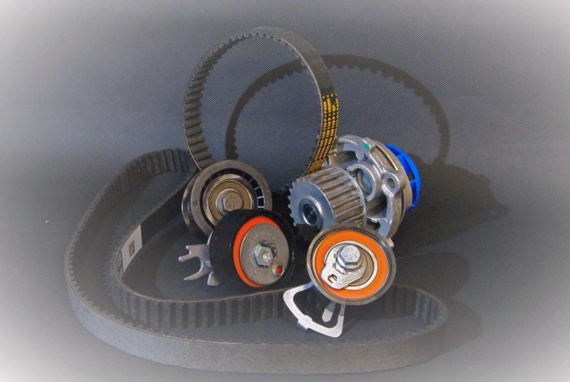 Old brake parts returned to the customer in a box